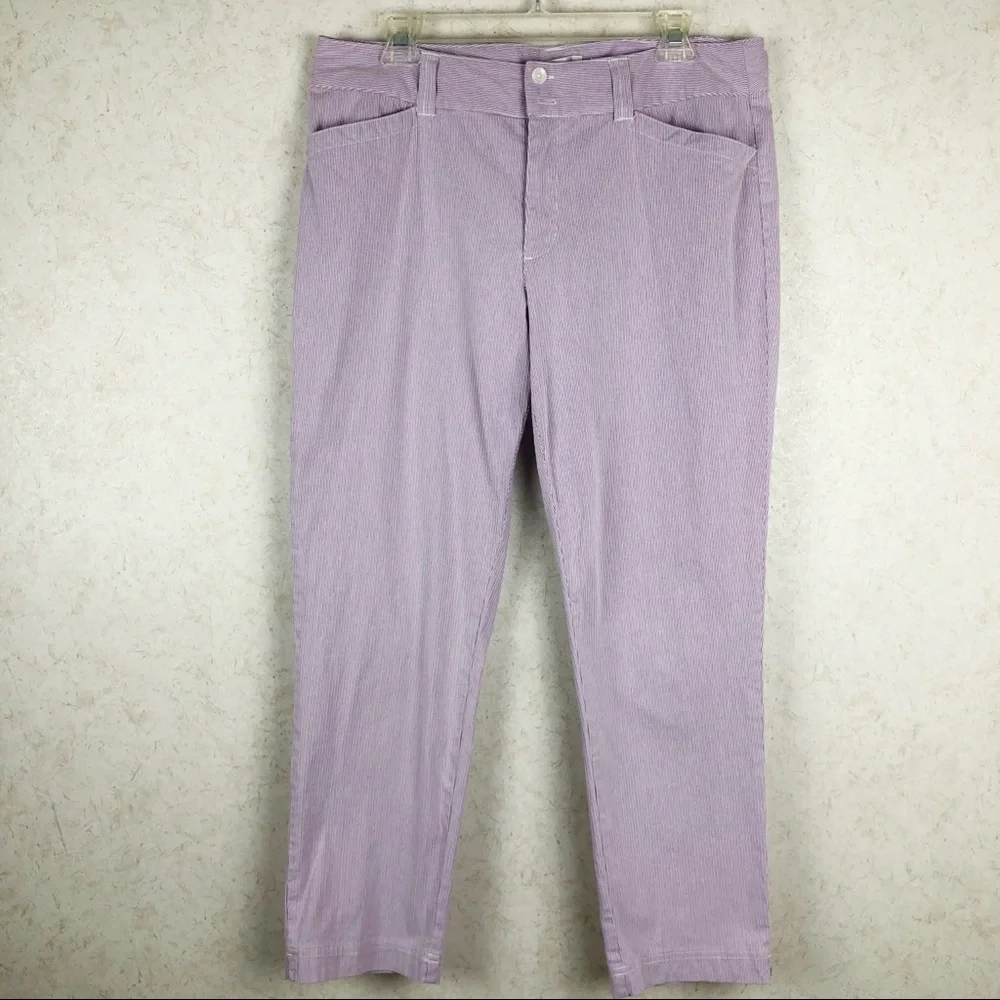 Christopher & Banks light purple lavender pants pastel spring - Picture 2 of 9